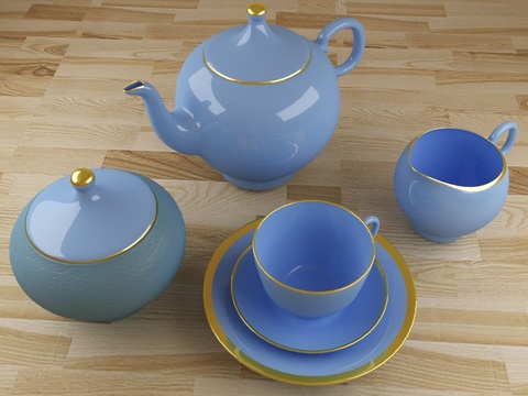 Modern tea set free