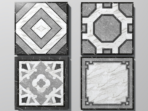 modern square mosaic tile