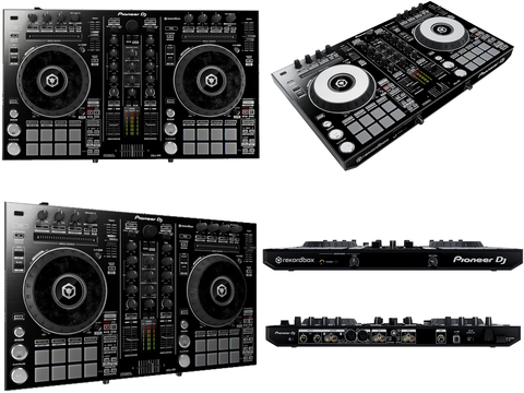 Modern Pioneer DJ tuning sound control equipment