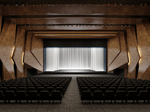 Modern Lecture Hall Auditorium