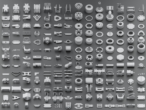 Modern machinery equipment parts