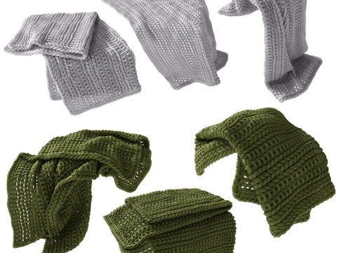 Modern Knitted Scarf