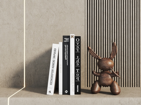 Book Rabbit Sculpture Ornaments Free