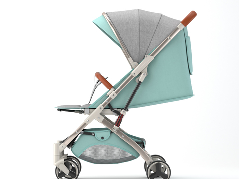 Modern hand-push stroller