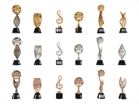 Modern trophy ornaments