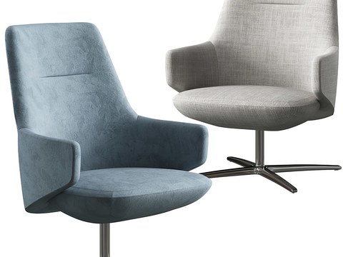 FLEXFORM fabric Lounge Chair