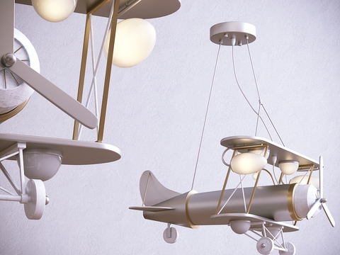 Modern aircraft chandelier