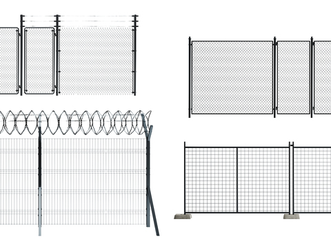 Modern iron protection anti-theft fence