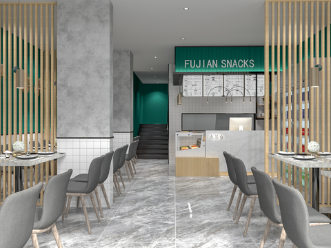 Modern Affordable Luxury Style snack bar