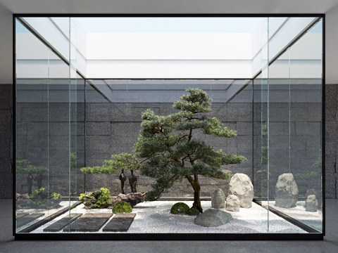 Modern Hotel Atrium View