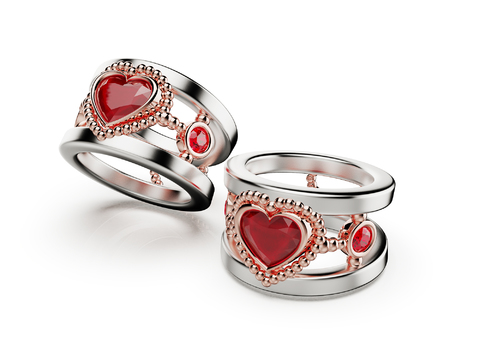 Modern Ruby Ring