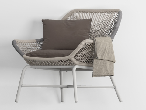 Modern rattan outdoor chair free