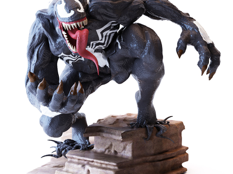 Modern Marvel Venom Sculpture Ornaments