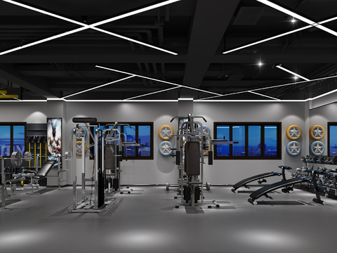 Modern Yoga Studio Gym