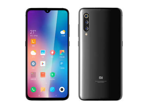 Modern Xiaomi 9 mobile phone