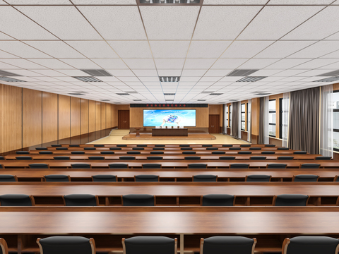 New Chinese-style Conference Room Lecture Hall