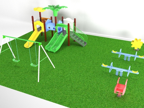 Free modern children's play facilities