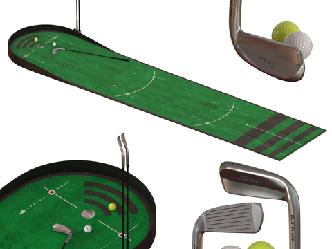 Modern indoor golf putter