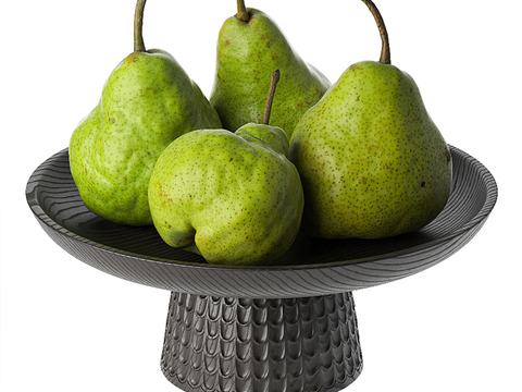 Modern Pear Fruit Plate