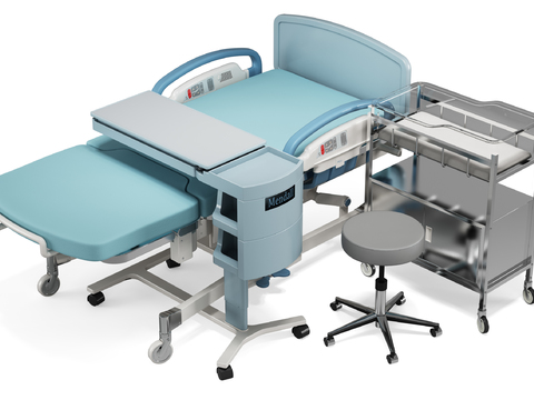 Modern medical equipment diagnosis bed