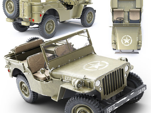 Hyundai Convertible Military Jeep