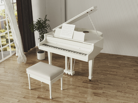 Jane European Style White Piano