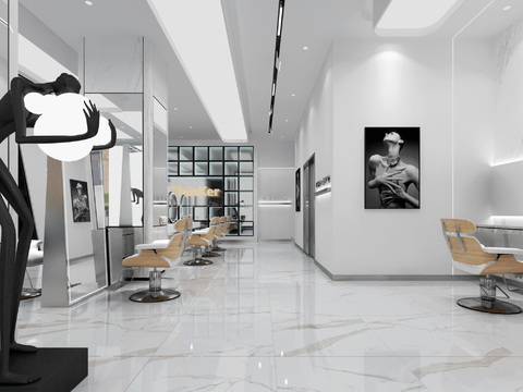 Modern Hair Salon Barber Shop