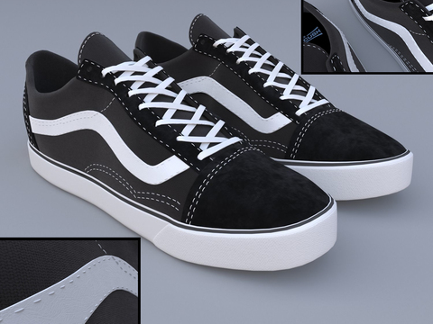 Modern Vance Black Casual Shoes