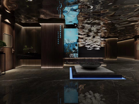 New Chinese Bath Center Lobby