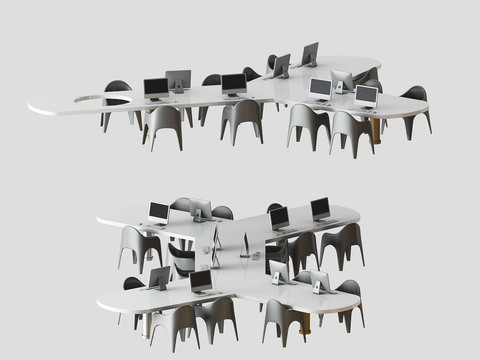 Modern Card Seat Office Desk and Chair