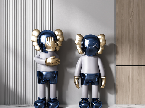 Modern Kaws Sculpture Ornaments