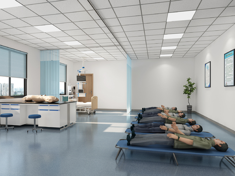 Modern Hospital Emergency Room