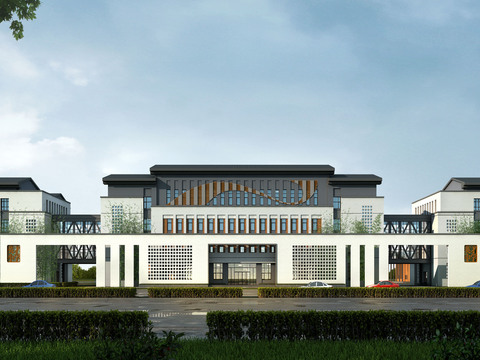 New Chinese School Building Appearance