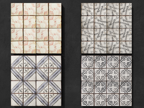 Nordic Kitchen and Bathroom Patchwork Tiles