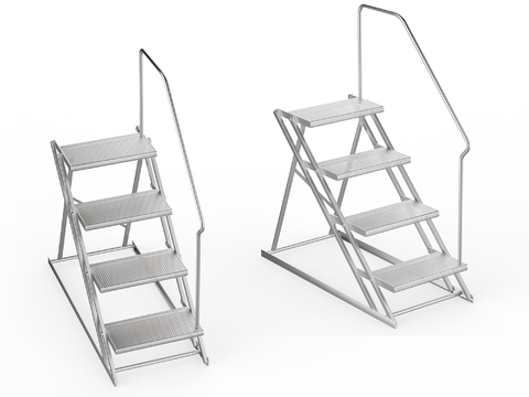 Cargo ladder iron frame staircase