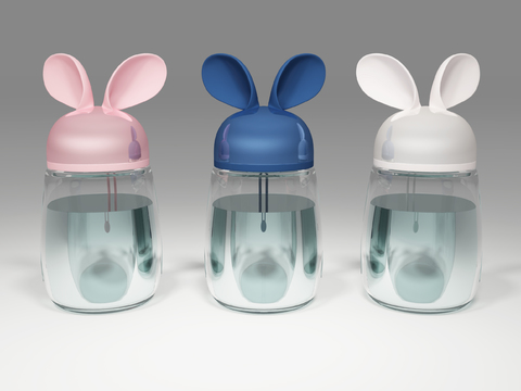 Modern Rabbit Ears Plastic Cup