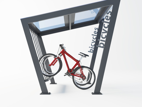 Modern Creative Bicycle Parking Shed