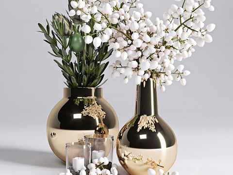 Affordable Luxury Style Vase Flower Set Flower Art Free