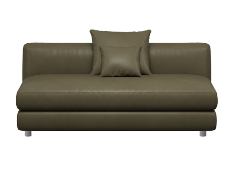 Modern Minimalist Leather Casual Sofa Free