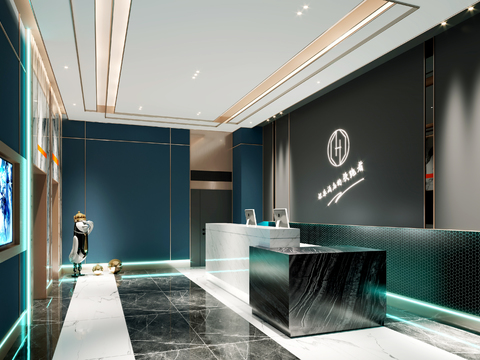 Modern Express Hotel Lobby Front Desk