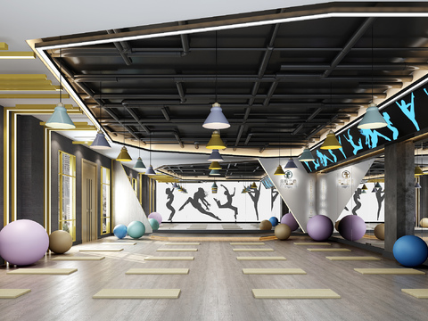 Industrial wind gym Yoga Studio