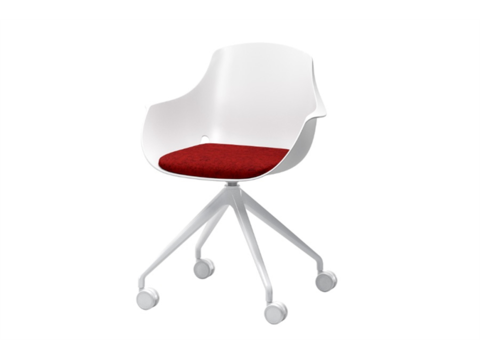 Modern Minimalist Plastic Fabric Removable Office Chair Free