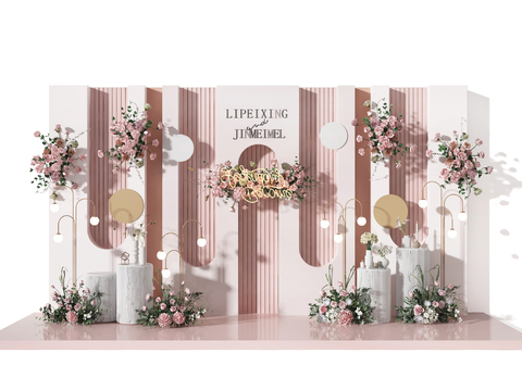 Modern Wedding Wedding Art Display