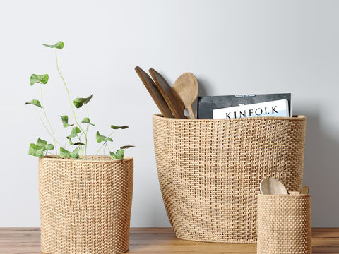 Nordic woven storage basket