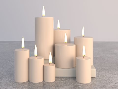 Modern Candlestick Lamp Free