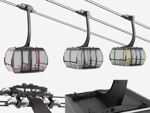 modern cableway cable car