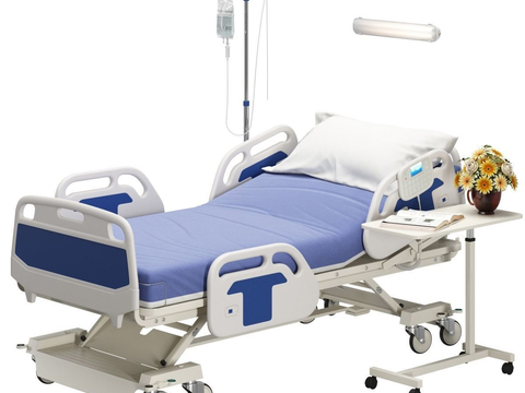 Modern hospital bed equipment