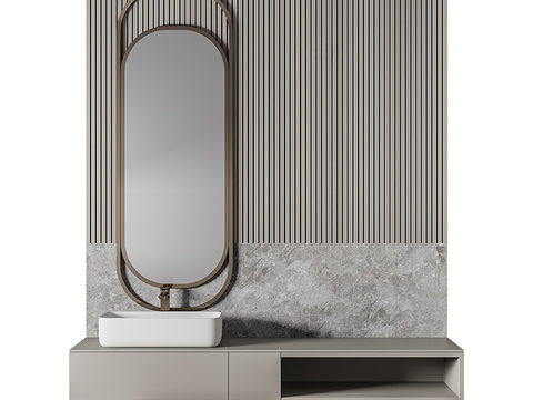 modern bathroom cabinet washbasin