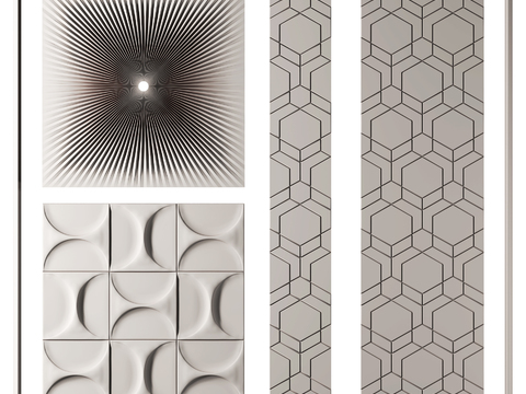 Modern creative mosaic tiles