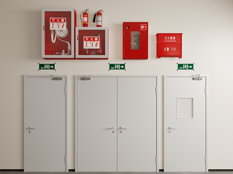 Fire door fire hydrant emergency lighting escape door safety door